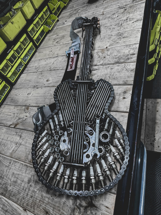 Metal “13th Street” Guitar