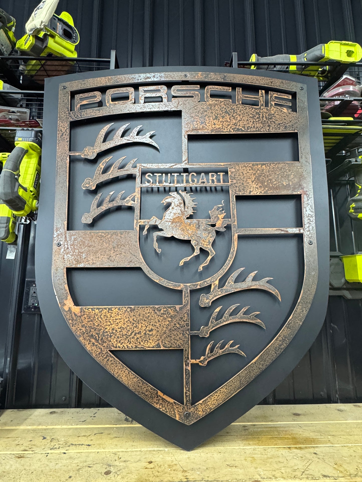 Rustic Porsche