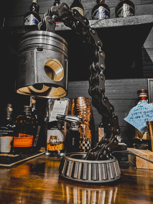 Diesel Core Piston Lamp — Built from Real Engine Parts