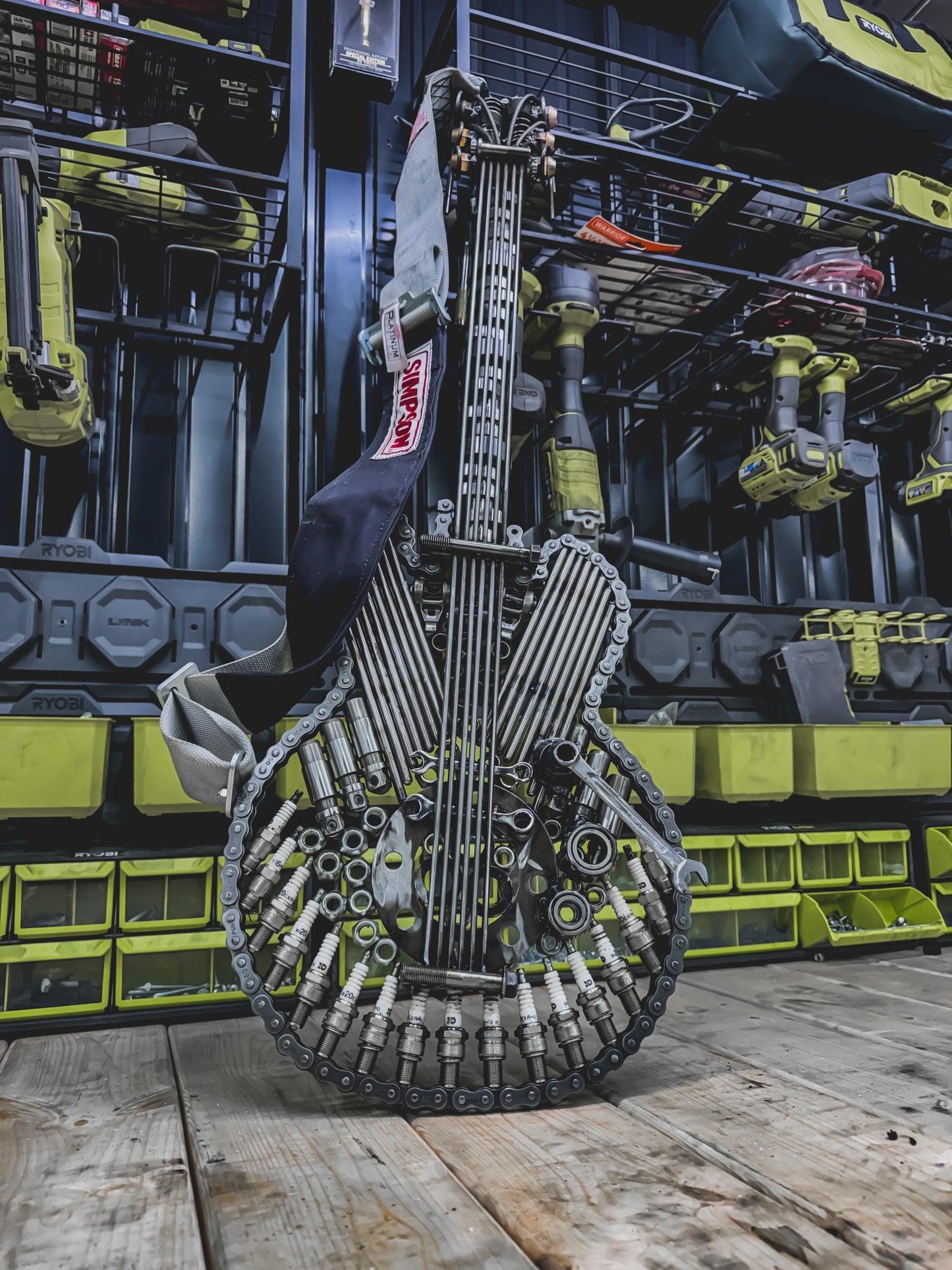 Metal “13th Street” Guitar