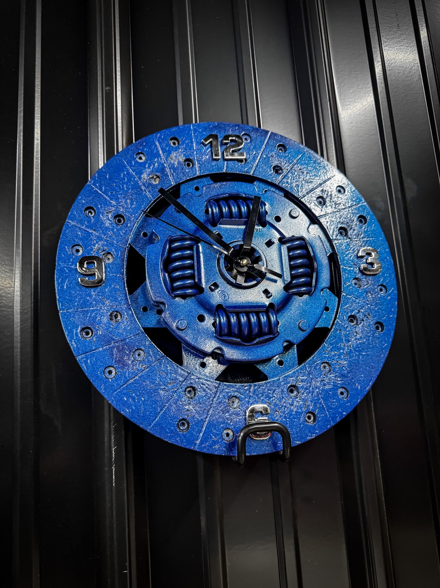 Blue Clutch Clock