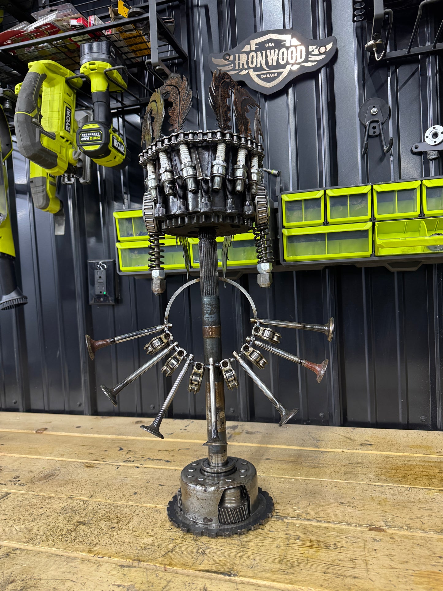 Indian Headdress Sculpture