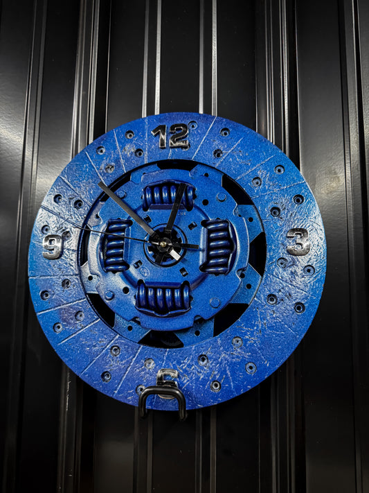 Blue Clutch Clock