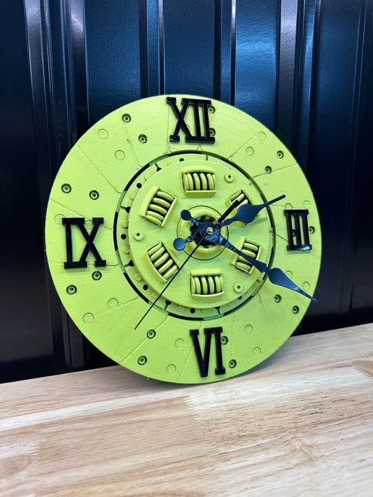 Dayglo Clutch Clock