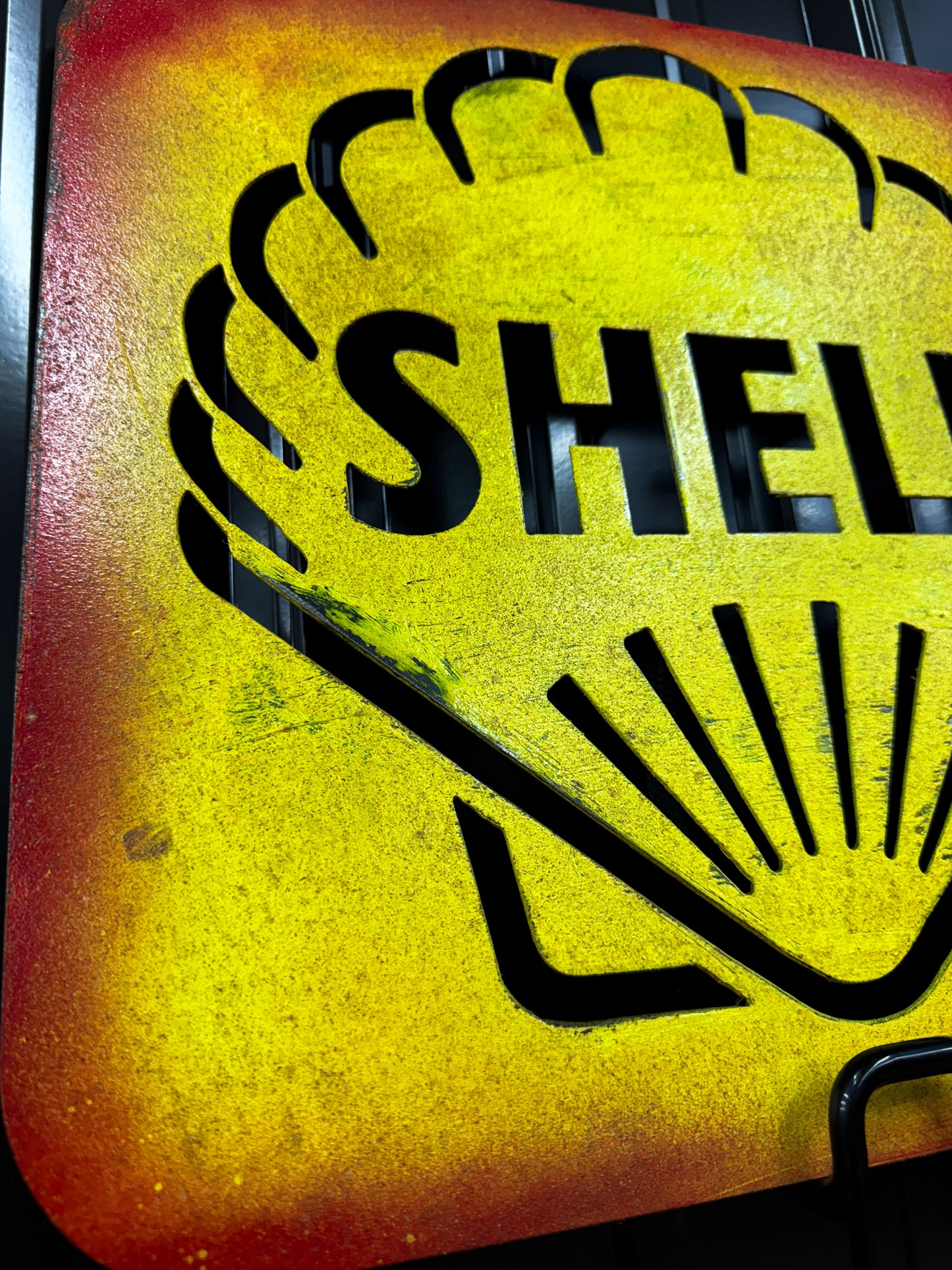 Shell Rustic Sign
