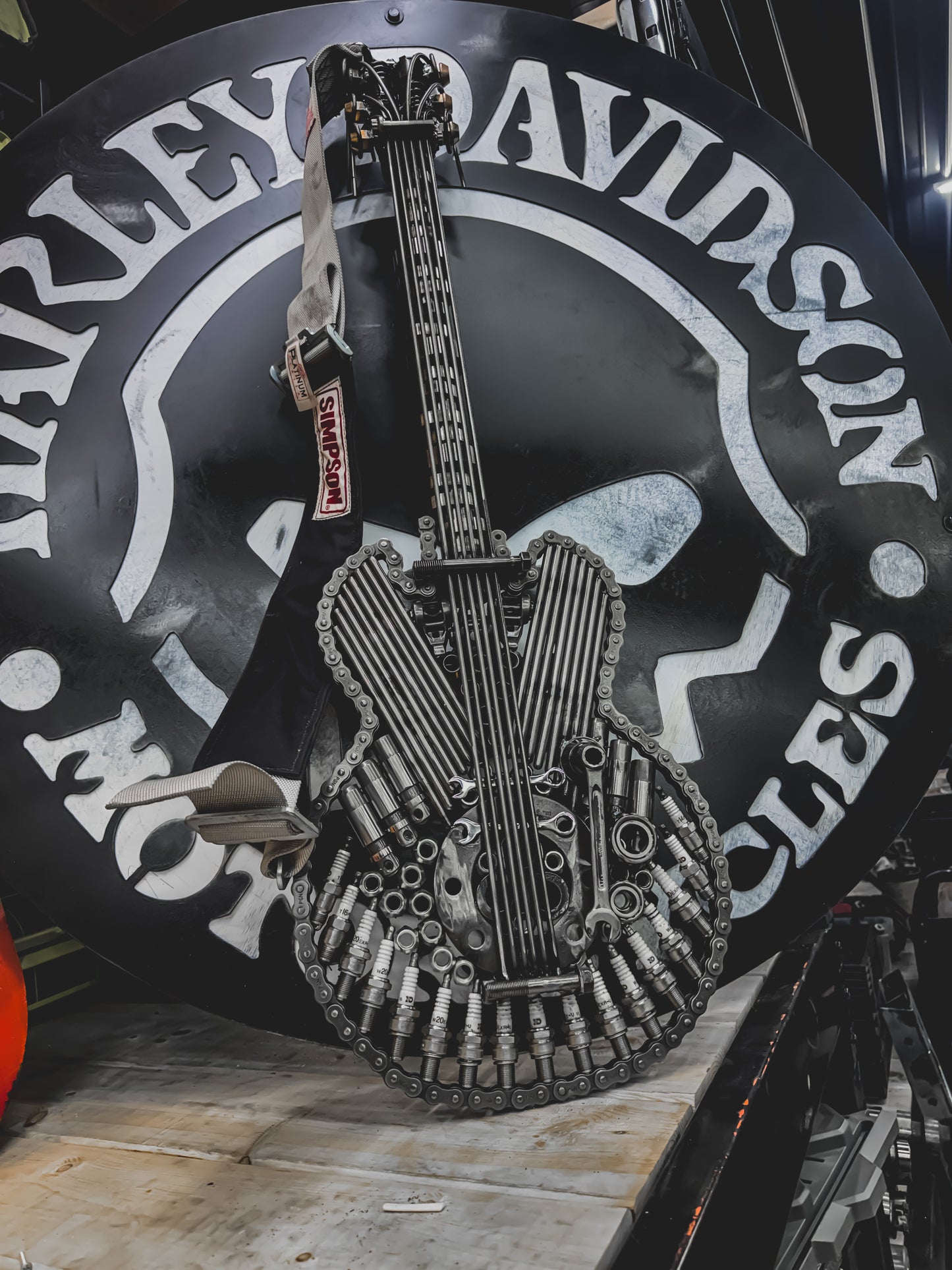 Metal “13th Street” Guitar