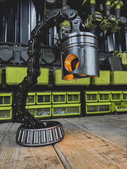 Diesel Core Piston Lamp — Built from Real Engine Parts