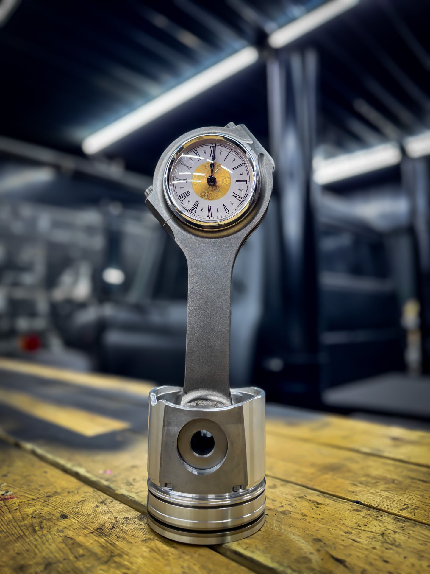 Diesel Piston Clock
