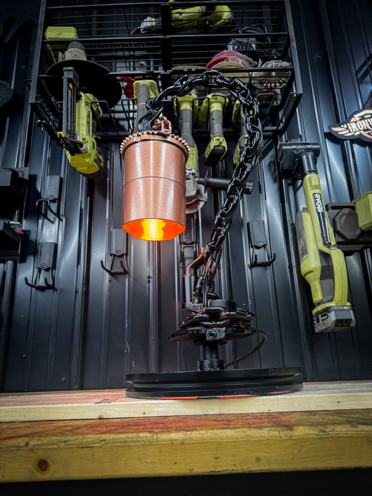 Piston Sleeve Chain Lamp