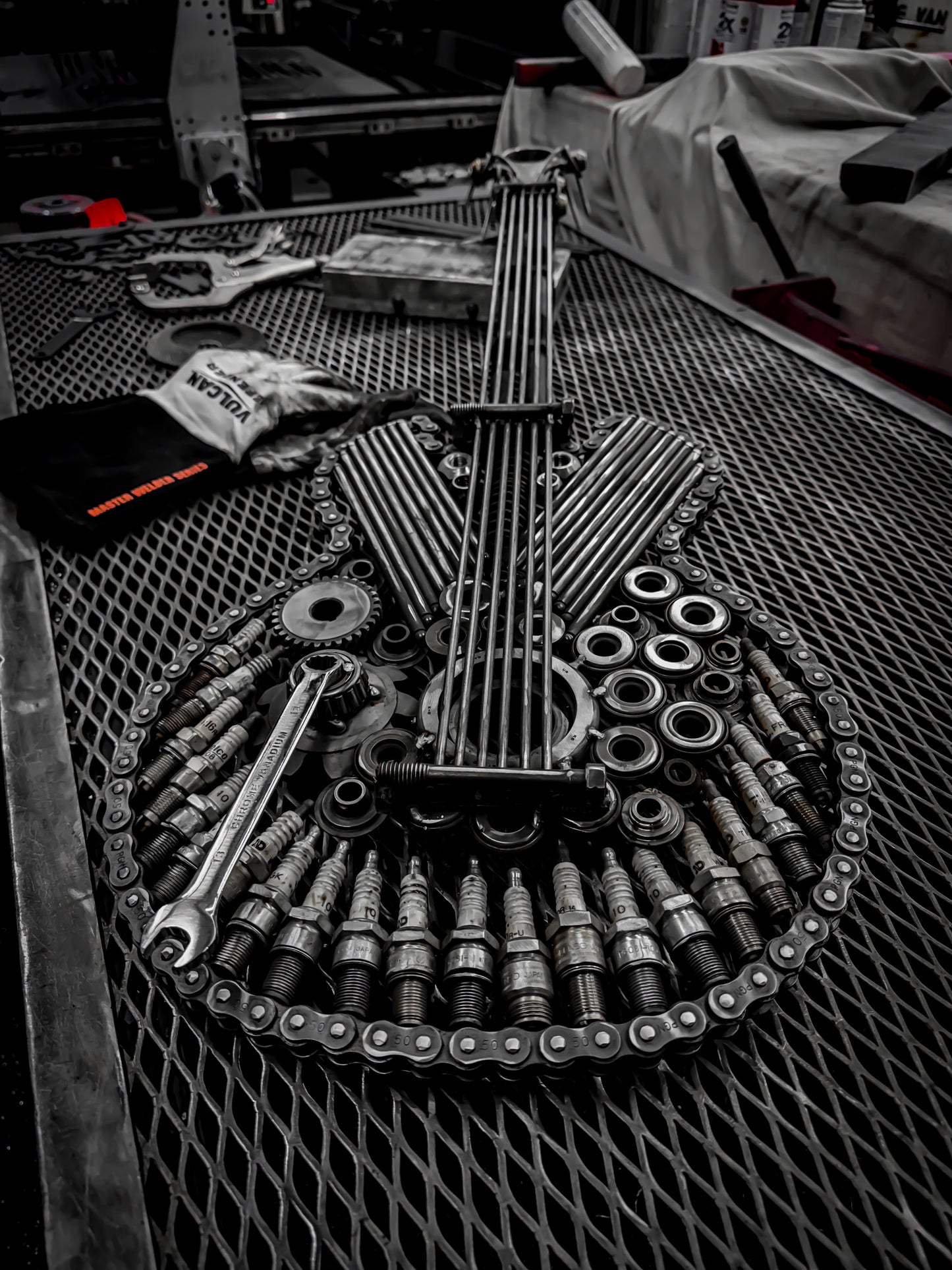 Electric Metal Guitar 26