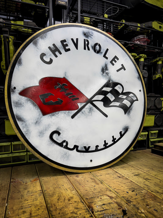 Corvette C1 sign