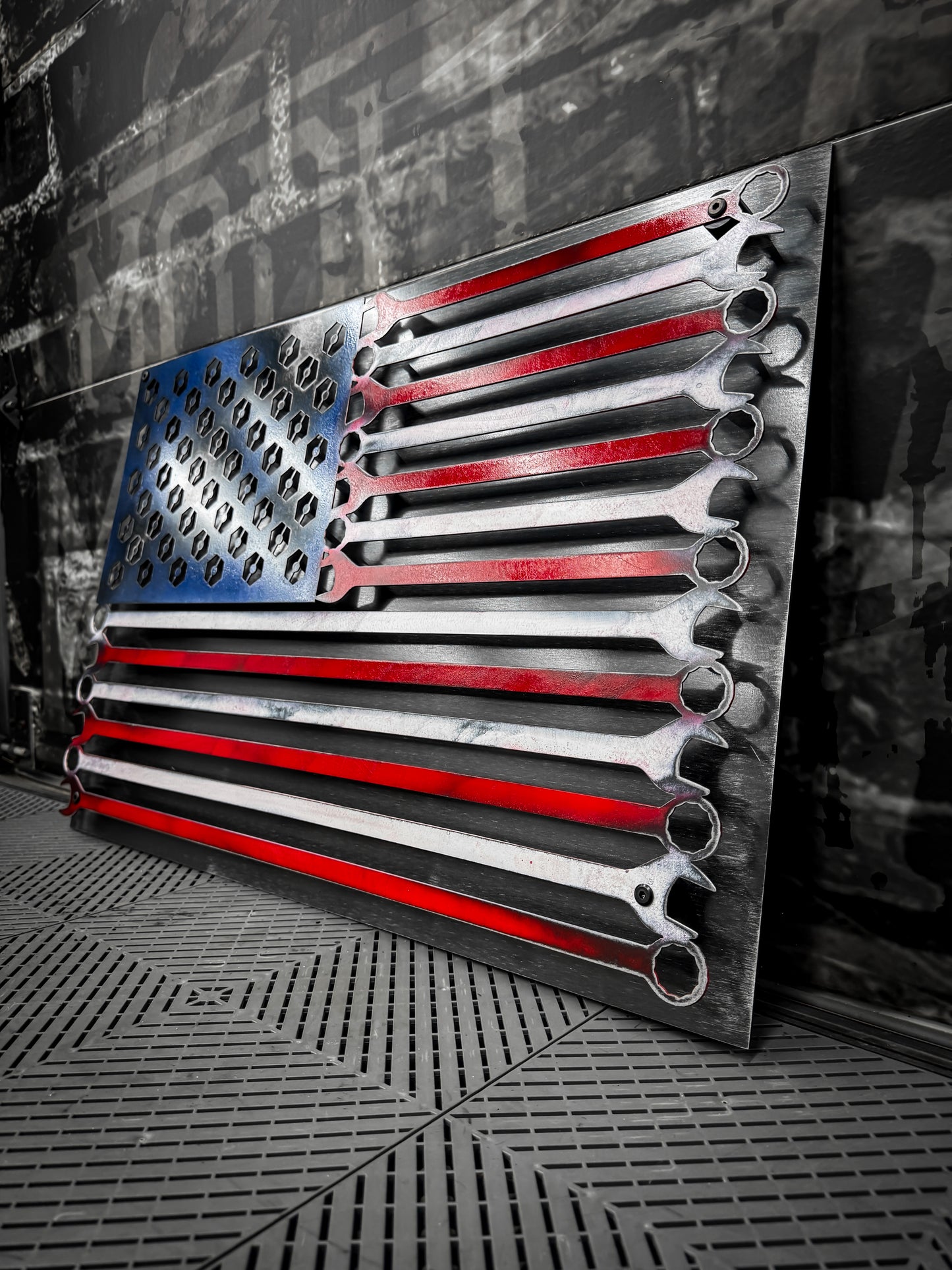 American Garage Metal Flag