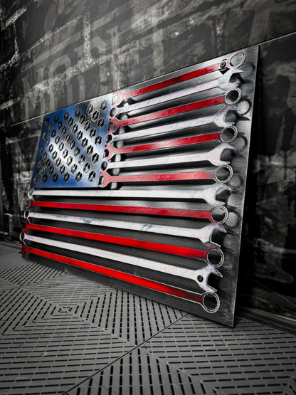 American Garage Metal Flag