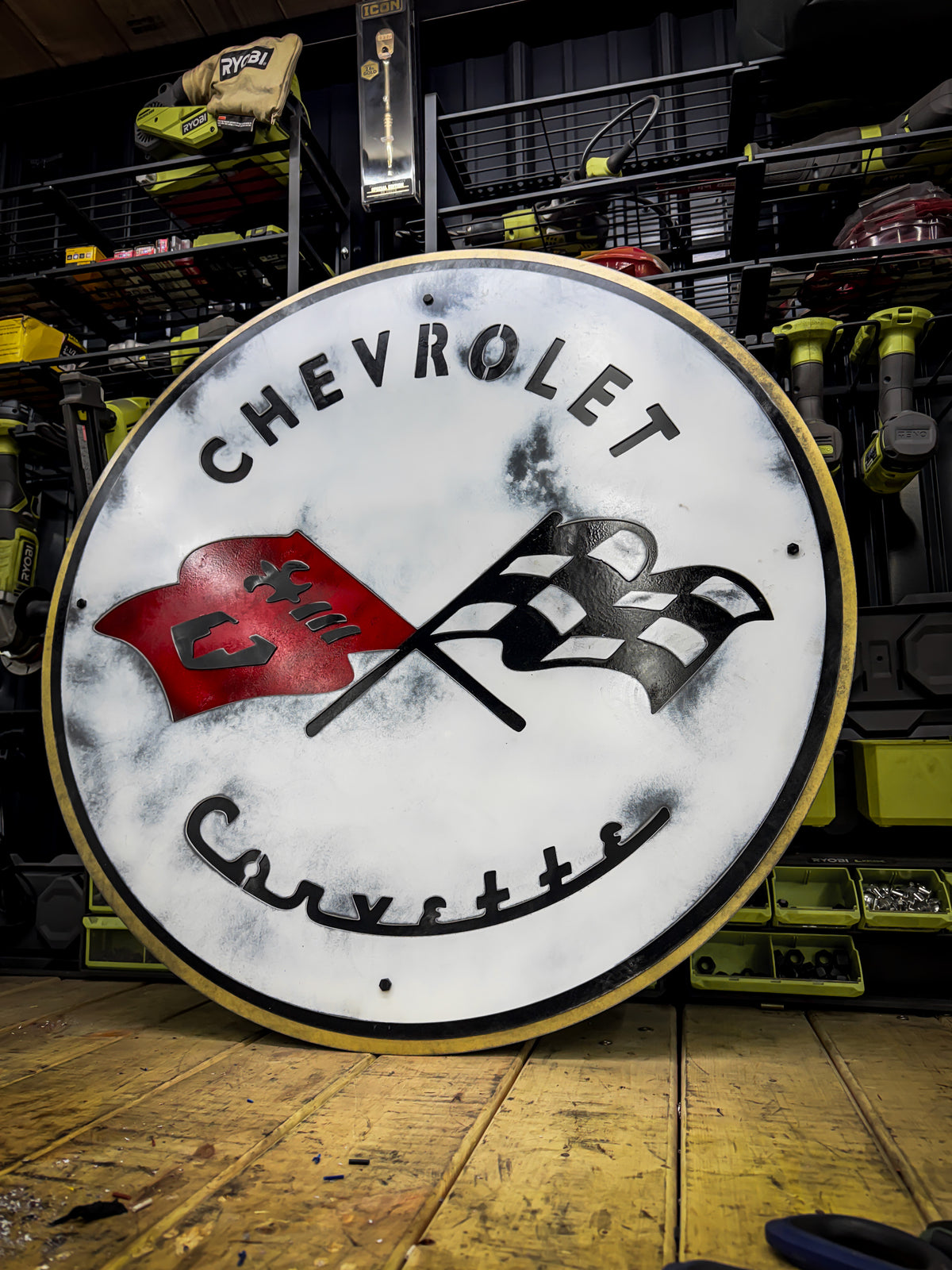 Corvette C1 sign