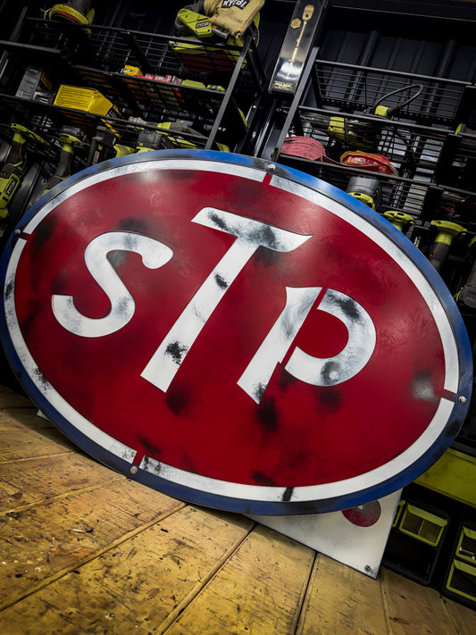 STP Vintage sign