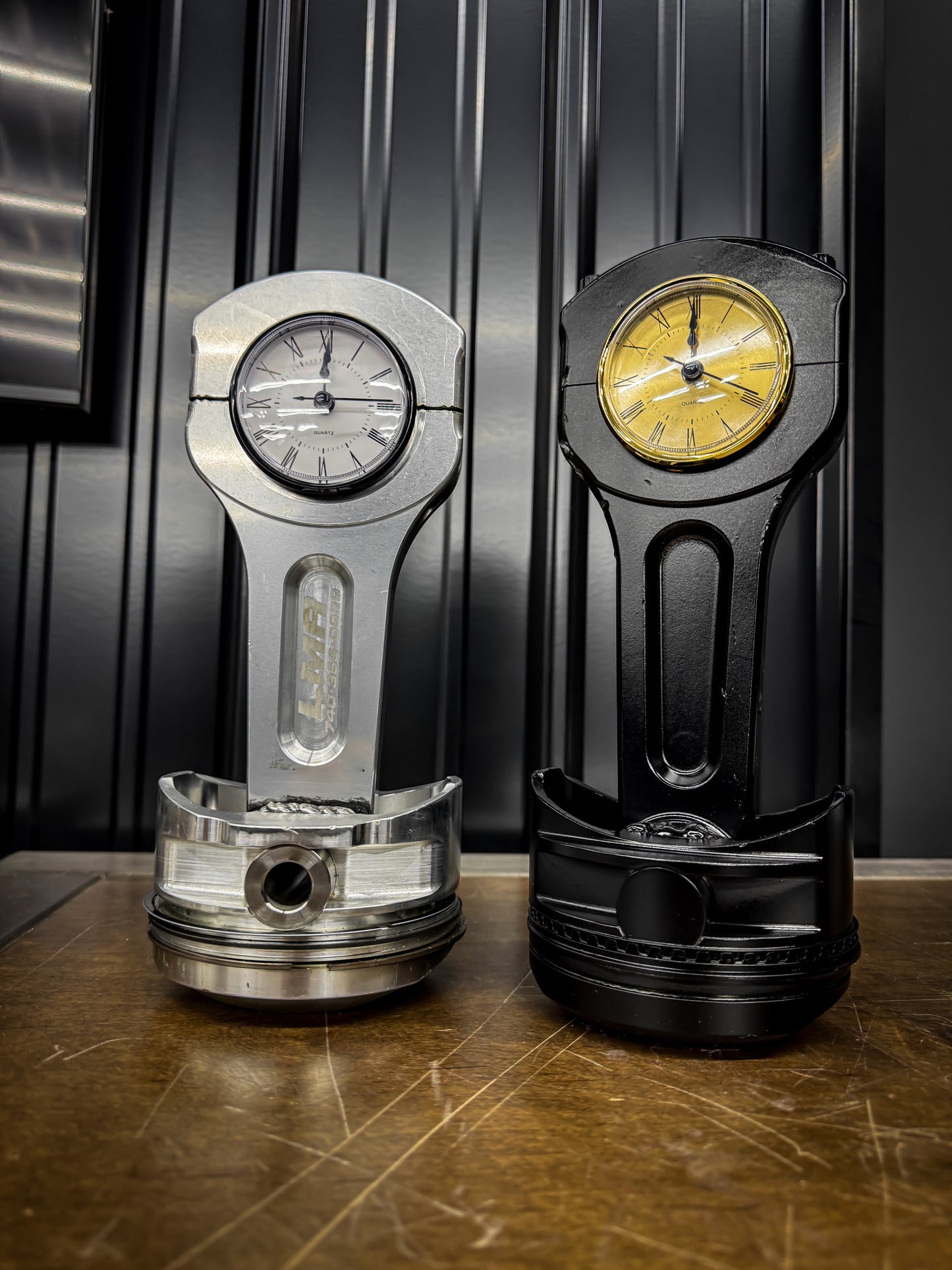 Billet Piston Clock- BLACK FRIDAY SPECIAL