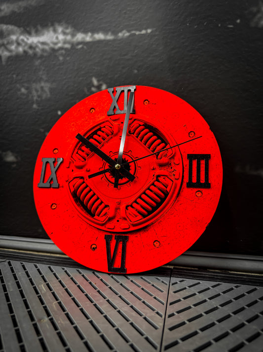 Dayglo Clutch Clock
