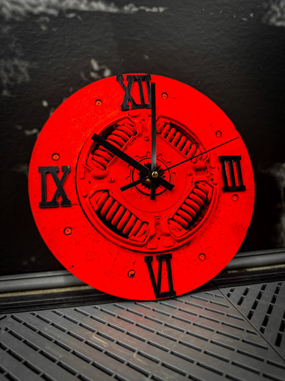 Dayglo Clutch Clock