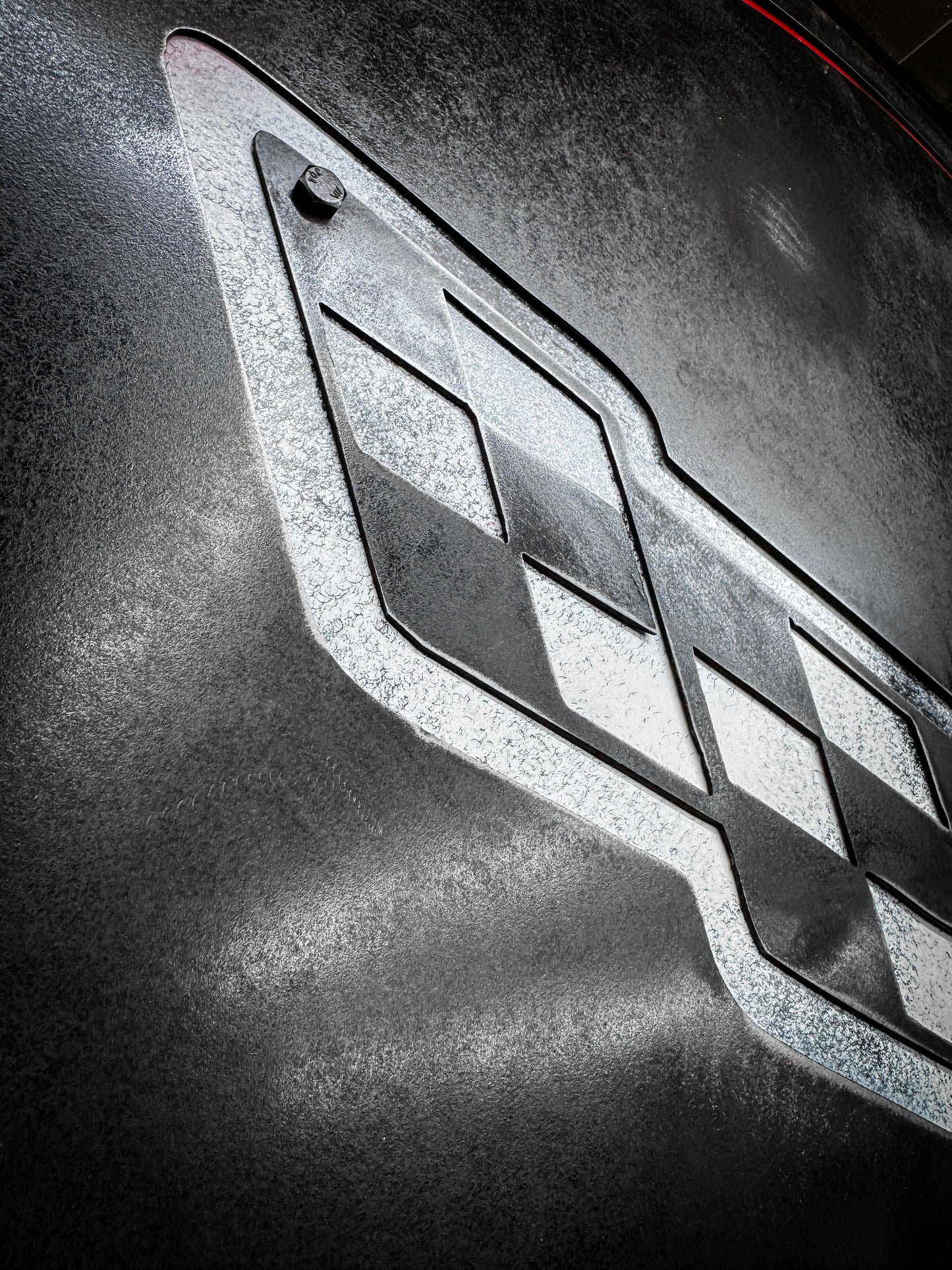 Corvette Black Sign