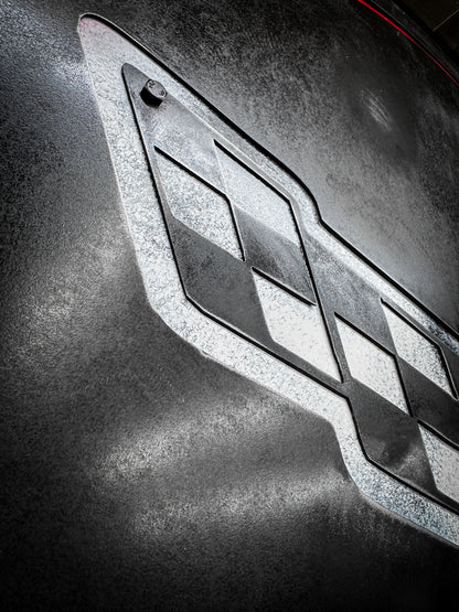 Corvette Black Sign