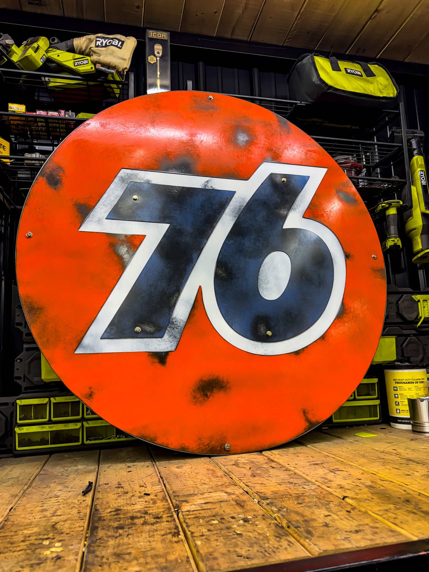 76 Station Sign