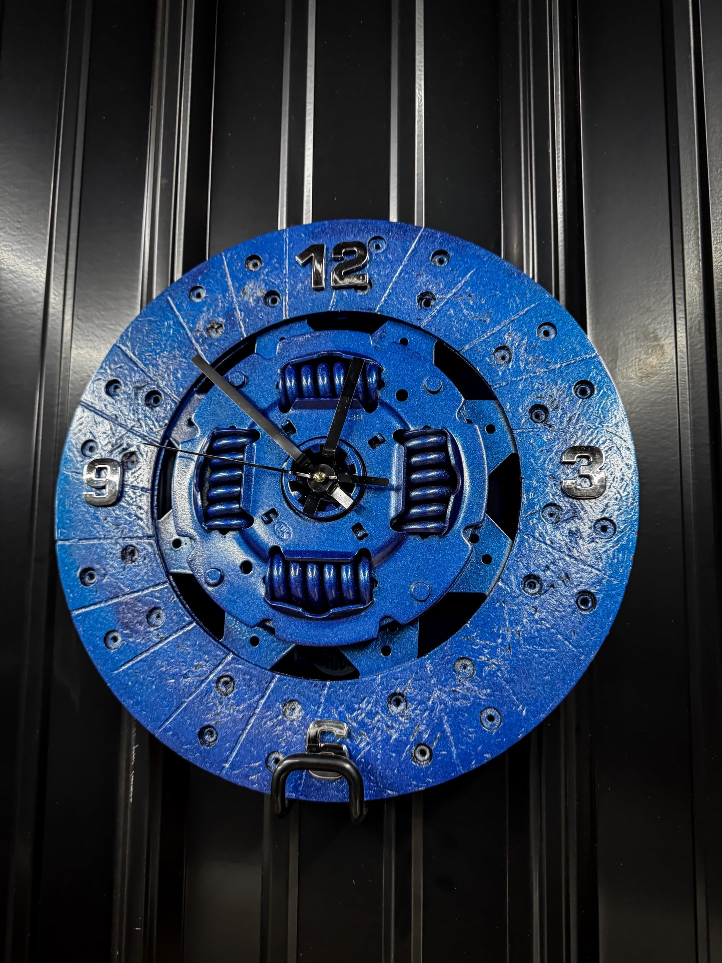 Blue Clutch Clock