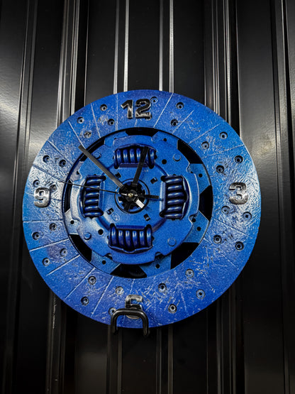 Blue Clutch Clock