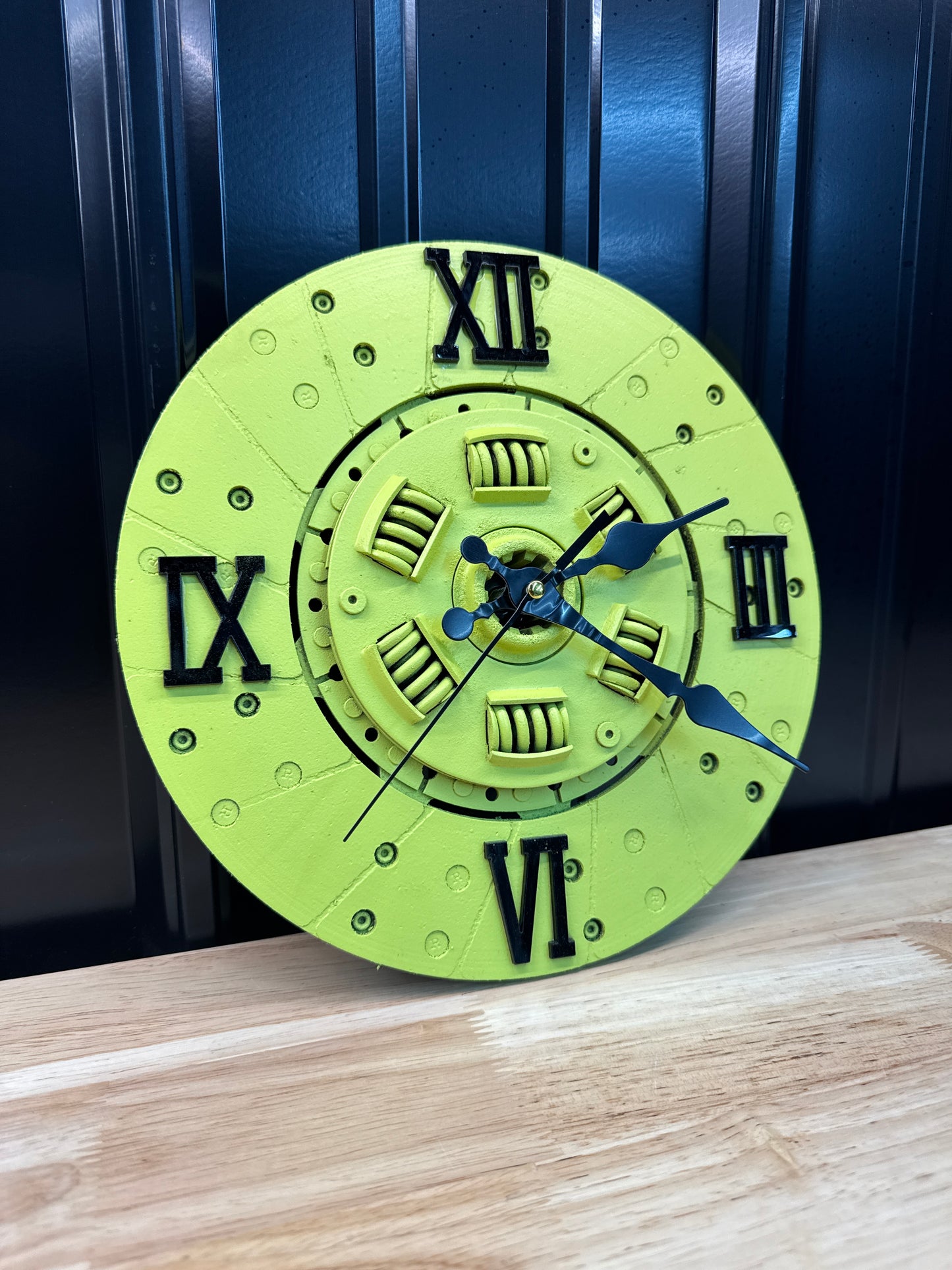 Neon Clutch Clock