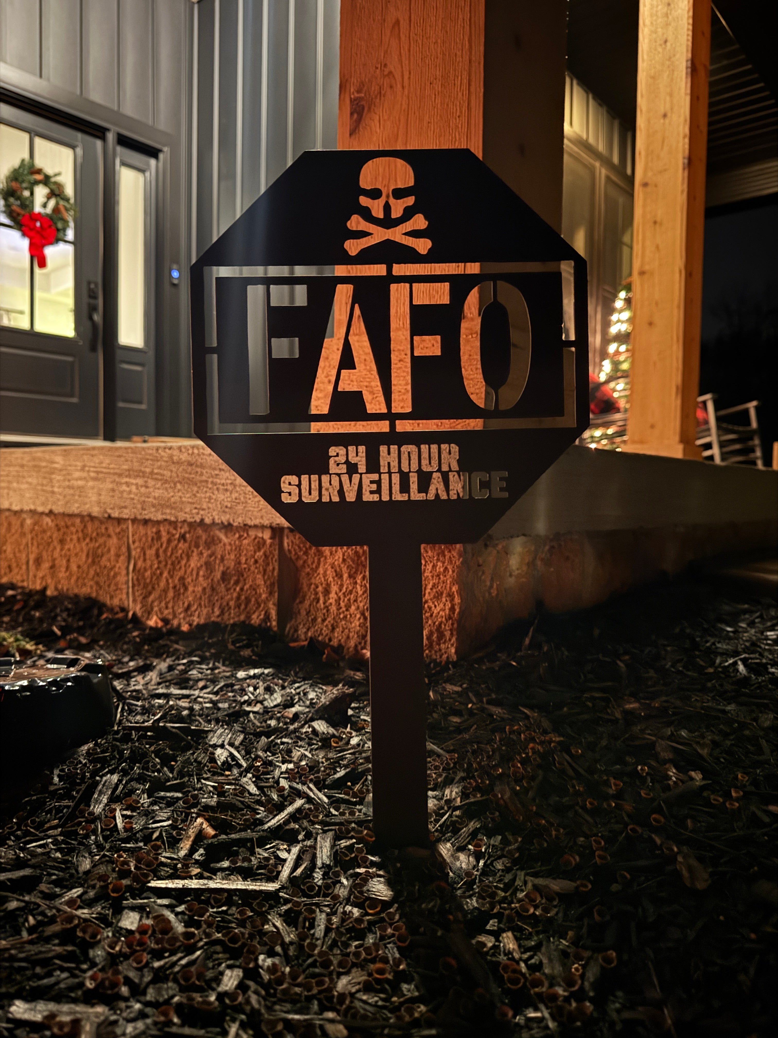 FAFO Security Sign – Ironwood Garage