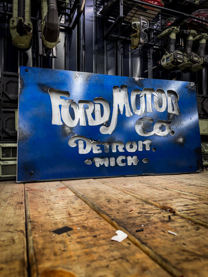 Ford Mo Co Vintage Sign.