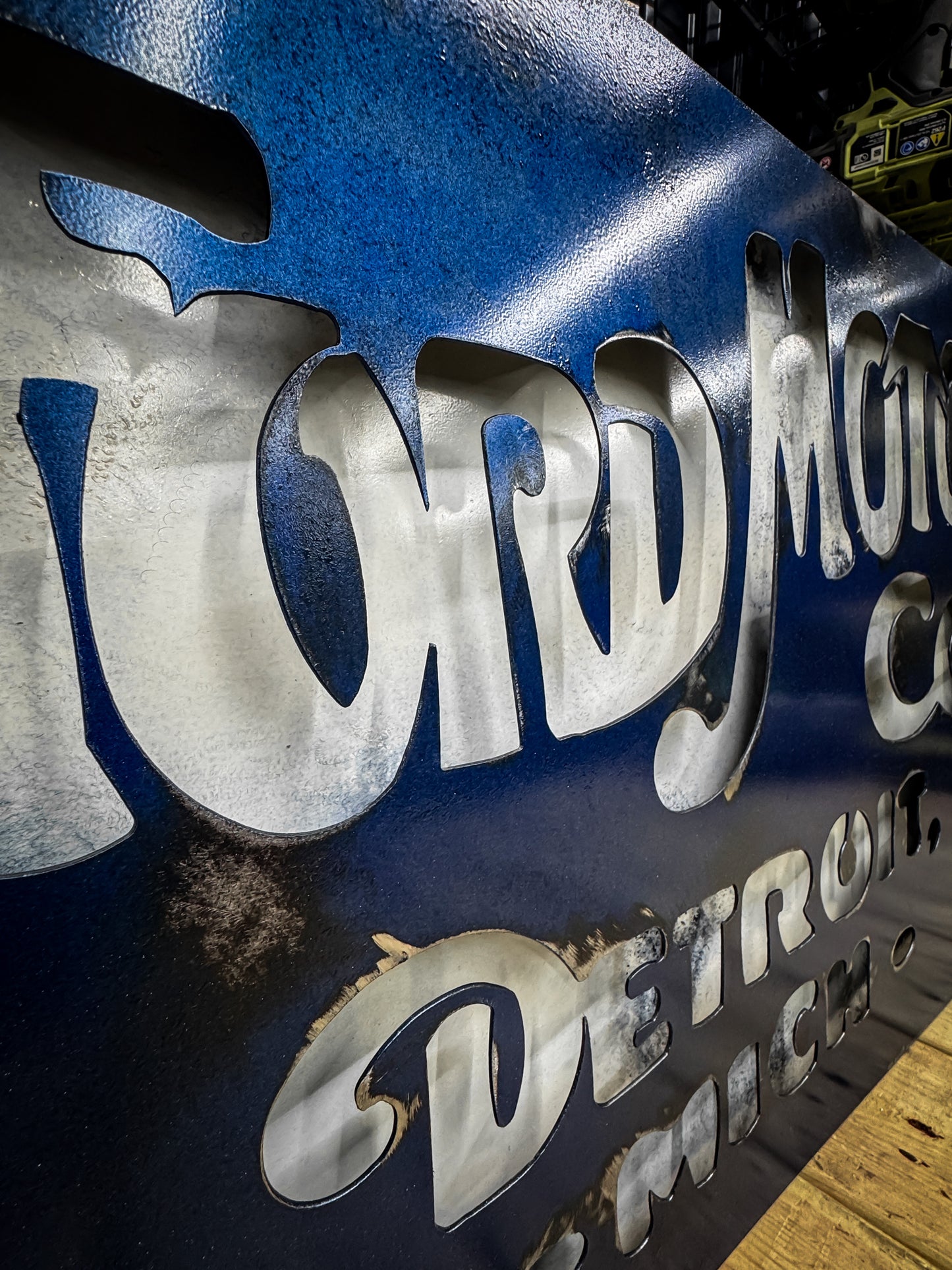 Ford Mo Co Vintage Sign.