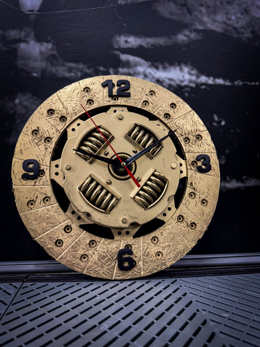 Gold Clutch Clock