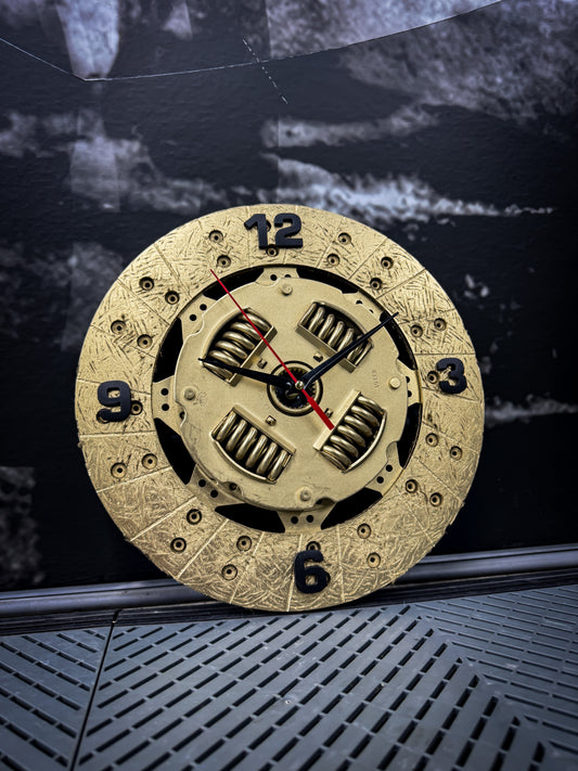 Gold Clutch Clock