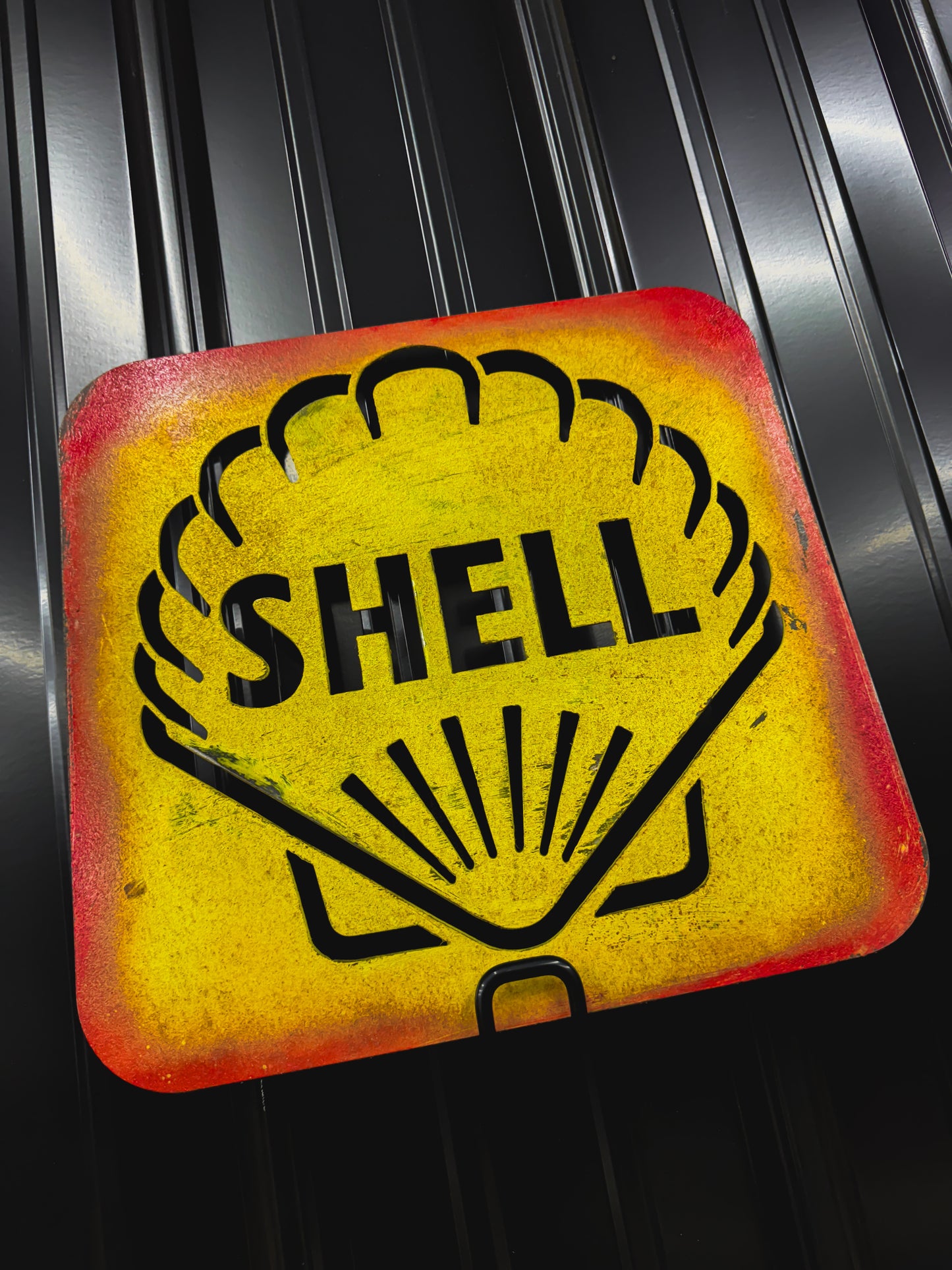 Shell Rustic Sign
