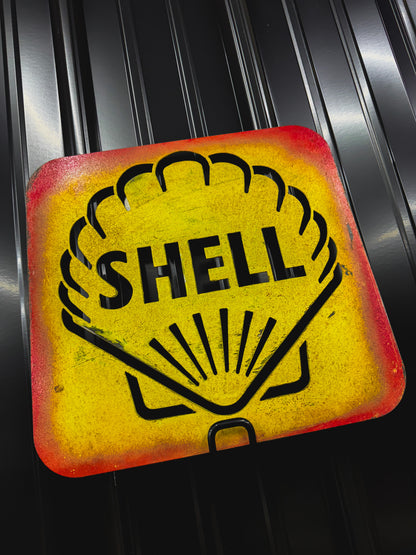 Shell Rustic Sign