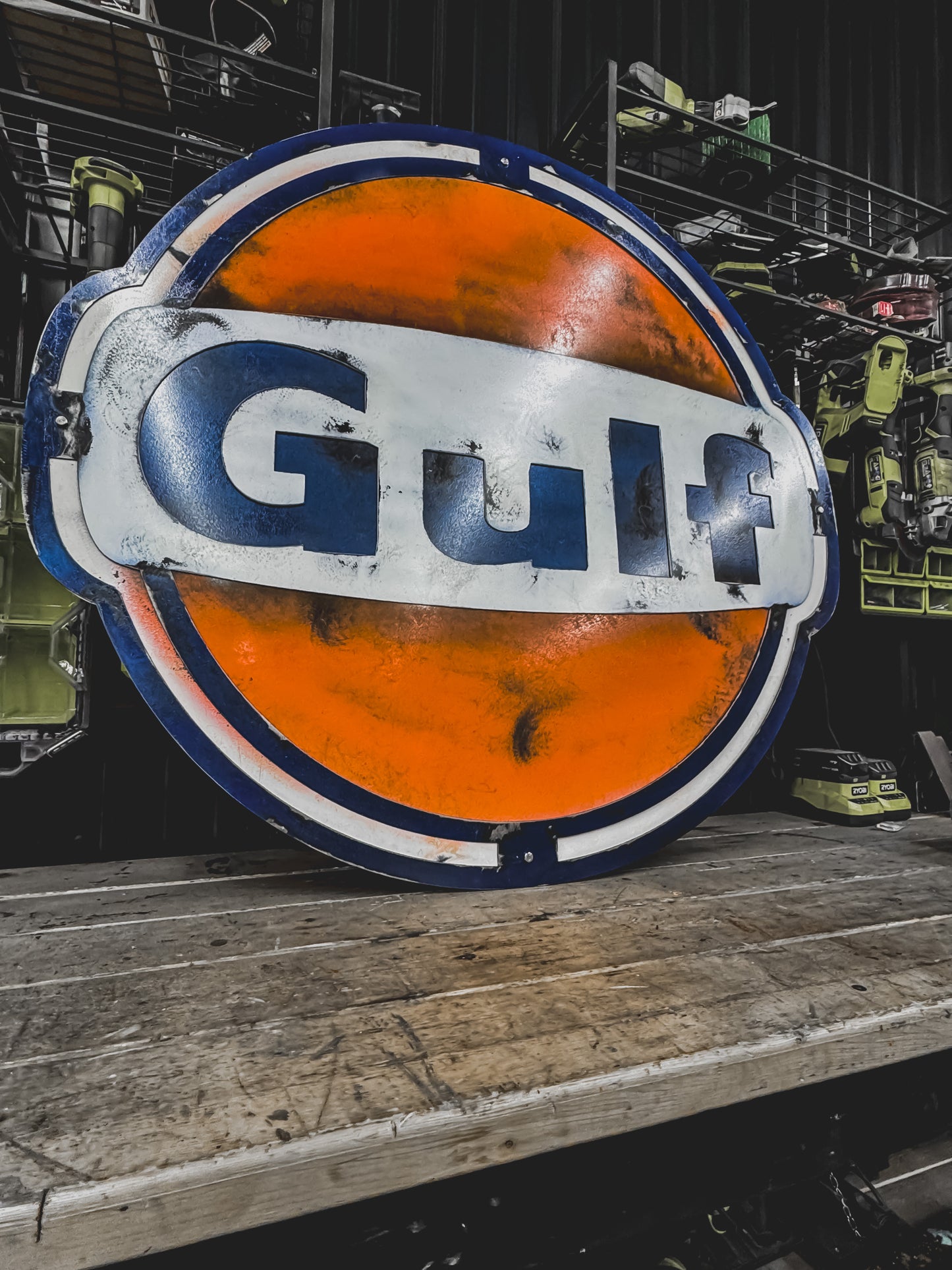 Gulf Station Sign