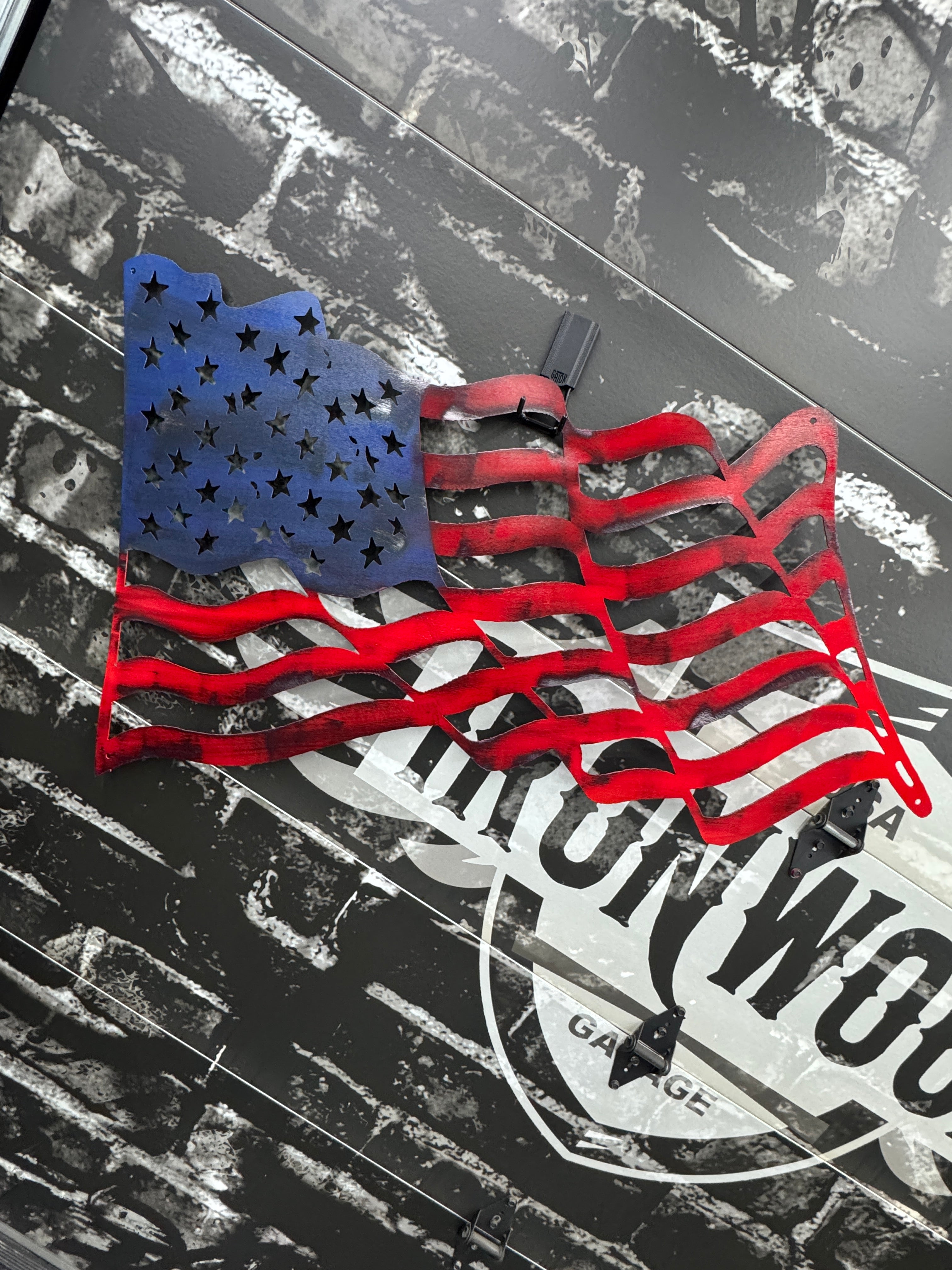 American Rustic Flag (36in) – Ironwood Garage