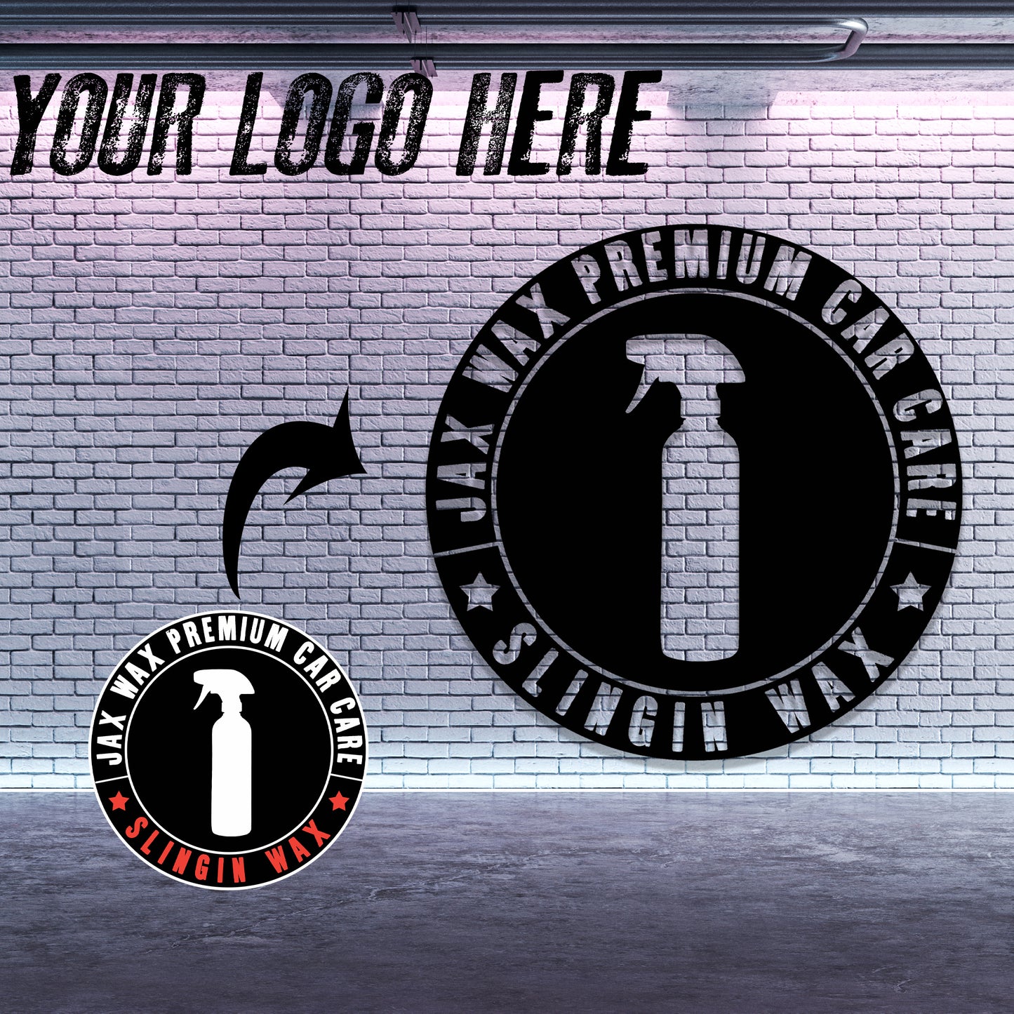 Your Logo Metal Sign