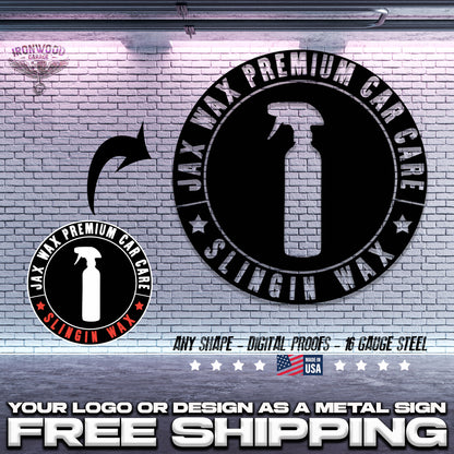 Your Logo Metal Sign